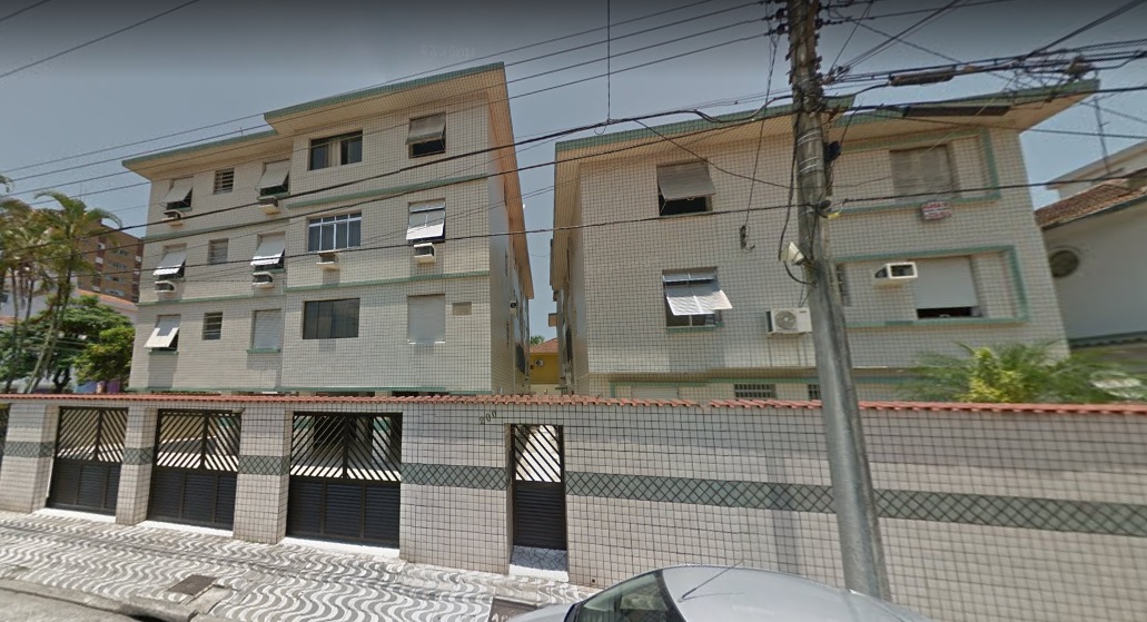 Apart. 2 dorms c/ área construída de 60m² situado Rua Coronel Pedro Arbues - Aparecida - Santos/SP
