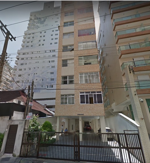 Apart. 1 dorm. c/ área útil de 33m² situado a Rua Jorge Tibiriça - Gonzaga - Santos/SP