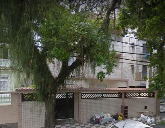 Apart. 2 dorms c/ área exclusiva de 61m² situado a Rua Vergueiro Steidel - Embaré - Santos/SP