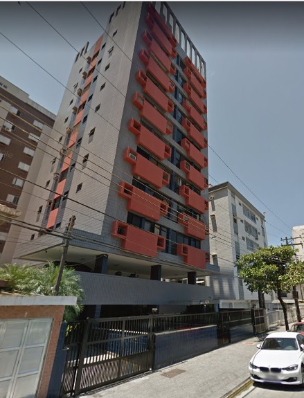 Apart. 2 suítes c/ área privativa de 81m² situado Rua Comendador Alfaia Rodrigues - Embaré - Santos/
