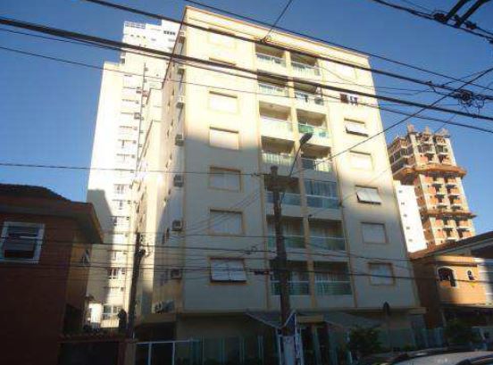 Apart. 2 dorms. c/ área útil de 113,94 m² situado na Av. Epitácio Pessoa em Santos/SP