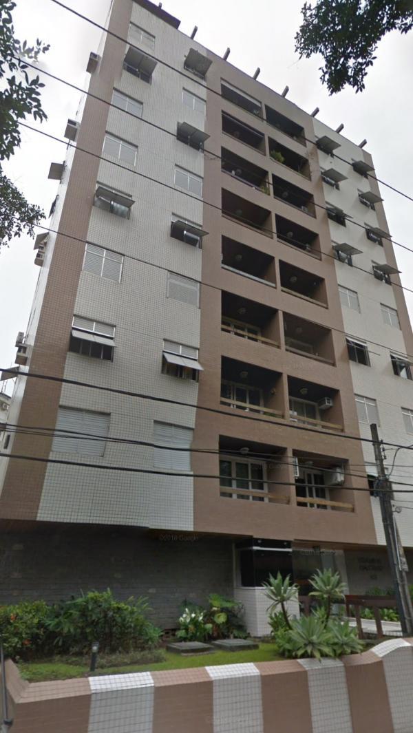 Apart. c/ 3 dorms. e área útil de 117,20 m² situado no Gonzaga em Santos/SP