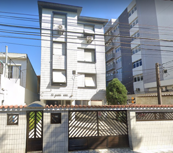 Apart. c/ 3 dorms. e área útil de 100,80m² situado na Av. Senador Pinheiro Machado em Santos/SP