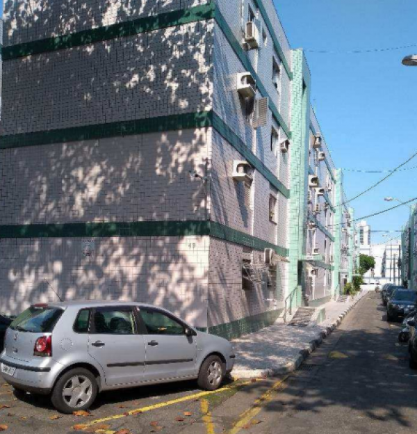 Apart. c/ área útil de uso exclusivo de 70,48m² situado na Rua Luiz Marques Gaspar em Santos/SP