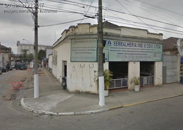 Galpão de esquina com área de 261m² - Av. Senador Dantas - Santos/SP