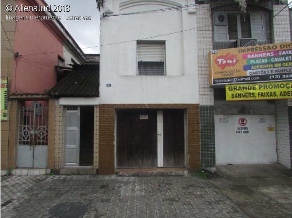 Casa 2 dorms. c/ 84,24m² situada a Rua Campos Melo - Vila Mathias - Santos/SP